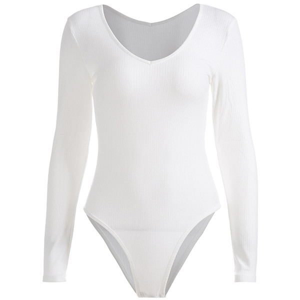 Corp de damă modern, cu decolteu în V și mâneci lungi