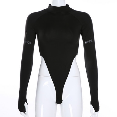 Καθημερινό γυναικείο κορμάκι σε μαύρο χρώμα