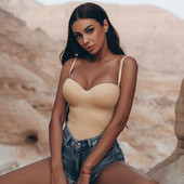 Μοντέρνο γυναικείο κορμάκι με λεπτούς ιμάντες - σε τρία χρώματα