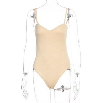 Μοντέρνο γυναικείο κορμάκι με λεπτούς ιμάντες - σε τρία χρώματα