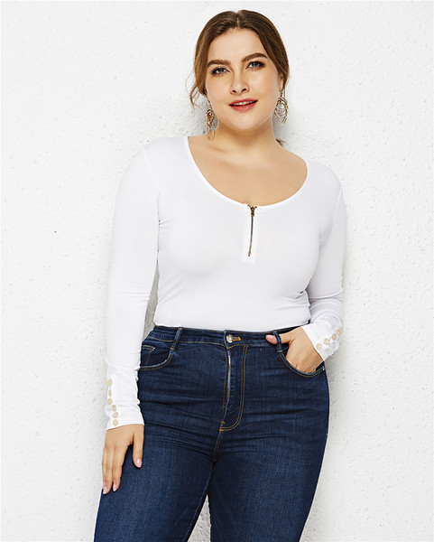 Γυναικείο κορμάκι με φερμουάρ και μακριά μανίκια σε διάφορα χρώματα