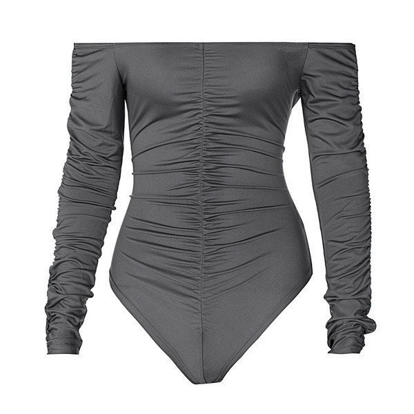 Model nou de corp de dama cu umerii goi si maneci lungi