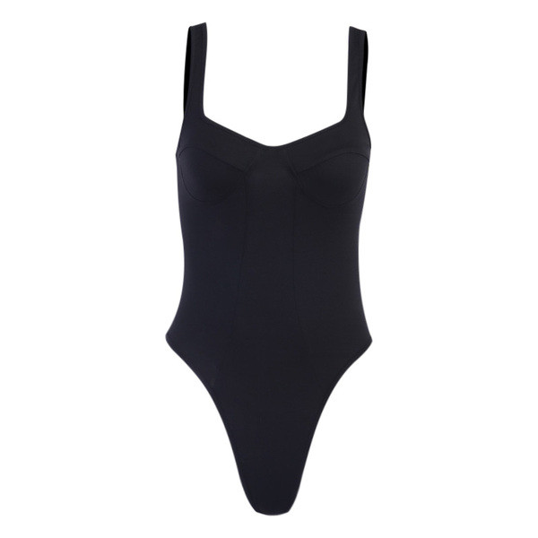 Σύγχρονο γυναικείο κορμάκι με φαρδιά λουριά