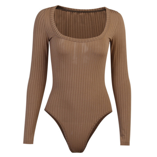 Corp de damă cu decolteu oval și mâneci lungi