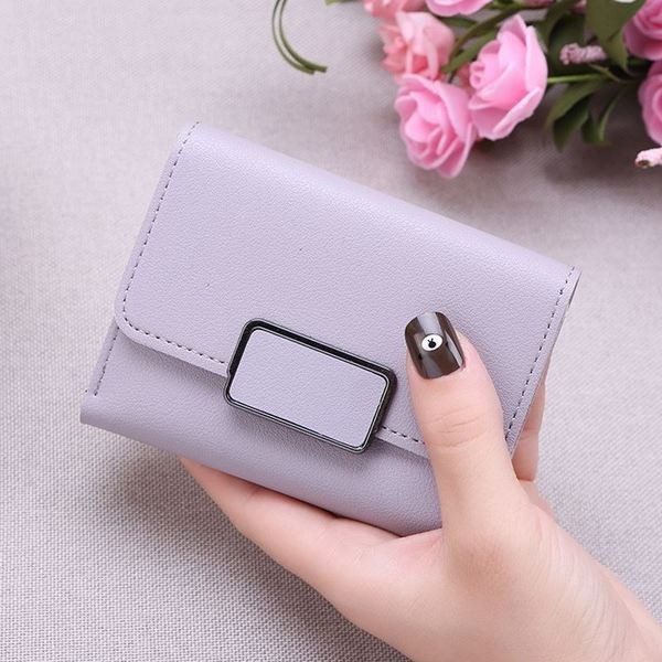 Model nou portofel de dama din piele in mai multe culori