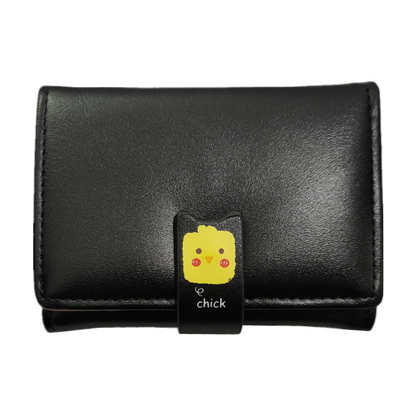 Portofel mic de zi cu zi din piele ecologică cu aplicație