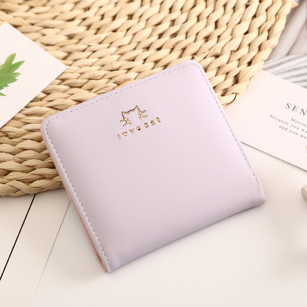 Naiste väike metallist kinnitusega rahakott