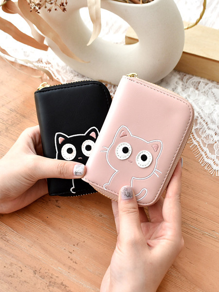 Portofel de dama din piele model nou cu broderie