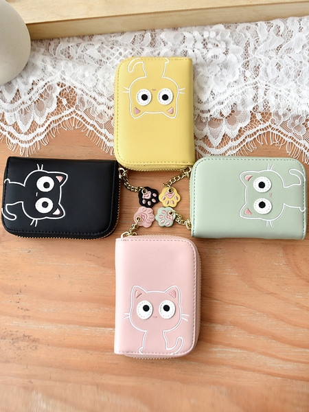 Portofel de dama din piele model nou cu broderie