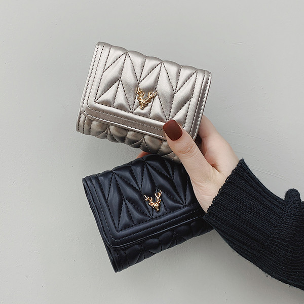 Portofel de dama model nou cu element metalic