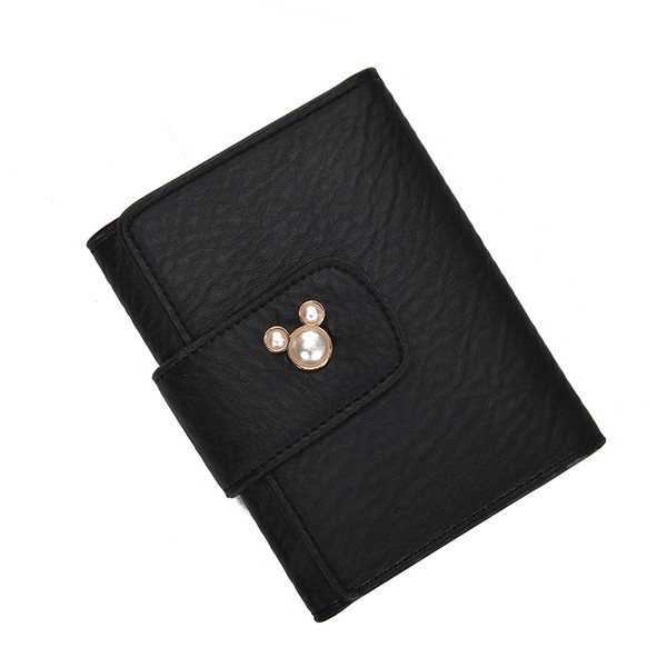 Uut mudelit mitmes värvitoonis pärlitega ökonahast naiste rahakott