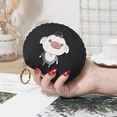 Portofel de dama cu fermoar si emblema - doua modele