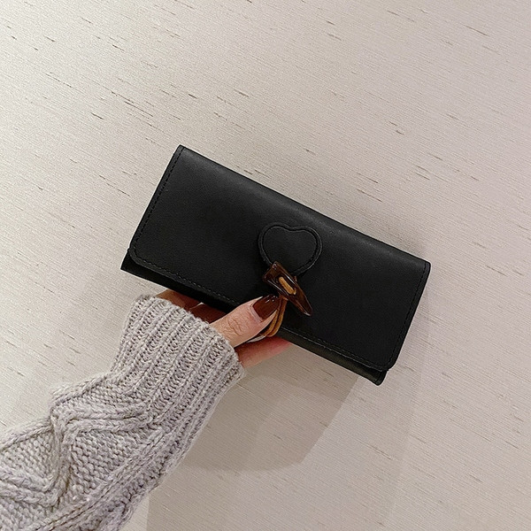 Portofel casual de dama din piele in mai multe culori