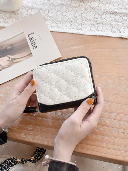 Naujo modelio odinė moteriška piniginė su užtrauktuku