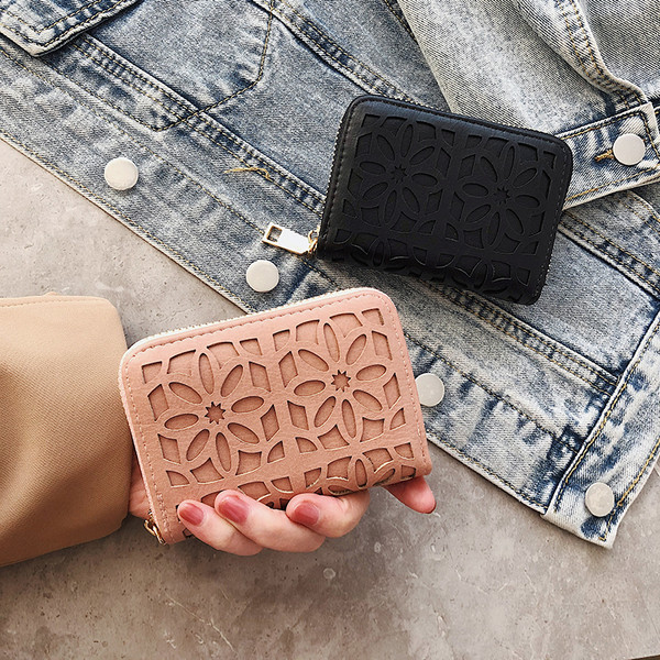 Uue mudeli väike lillemotiividega naiste rahakott