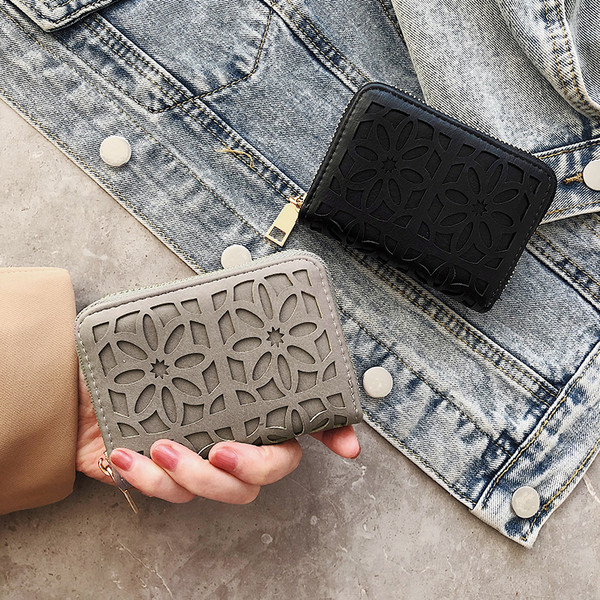 Uue mudeli väike lillemotiividega naiste rahakott