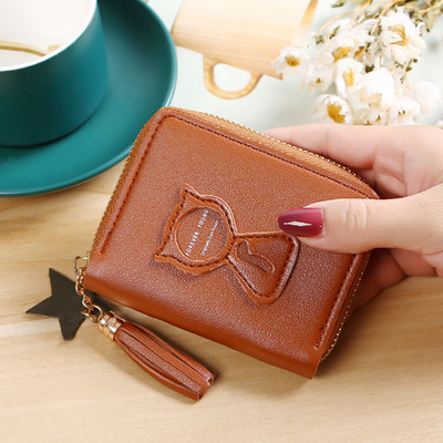 Portofel de dama cu ciucuri