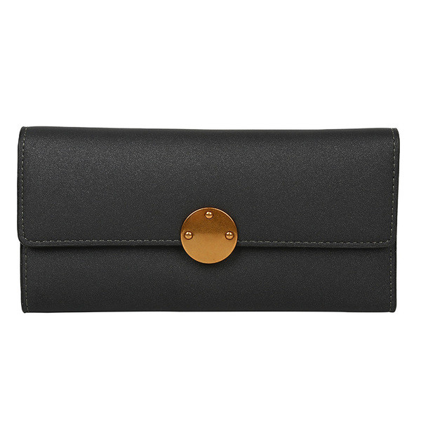 Naiste nahast rahakott metallist lukuga kolmes värvitoonis