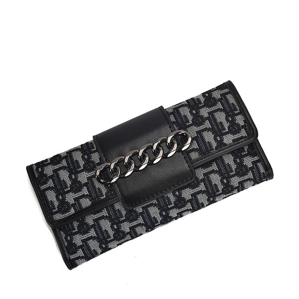 Naiste moodne neljas värvitoonis metallist kaunistusega rahakott