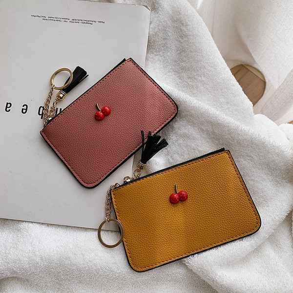 Portofel modern de dama cu element 3D si fermoar