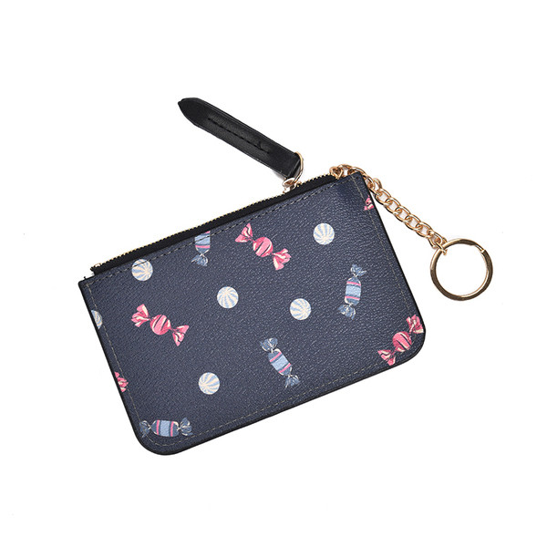 Mitmes värvitoonis metallist keti ja lukuga naiste rahakott