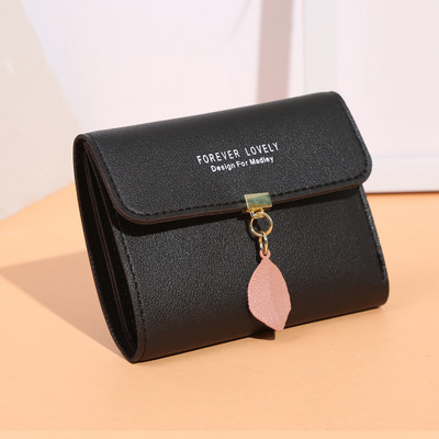 Portofel de dama cu inchidere metalica - piele ecologica