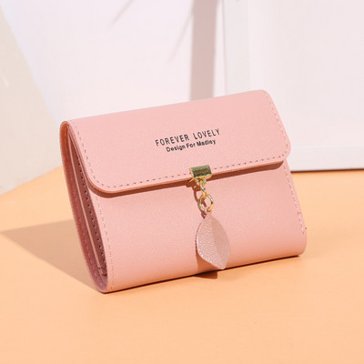 Portofel de dama cu inchidere metalica - piele ecologica