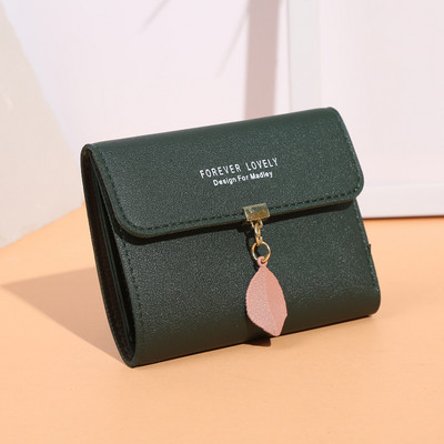 Portofel de dama cu inchidere metalica - piele ecologica