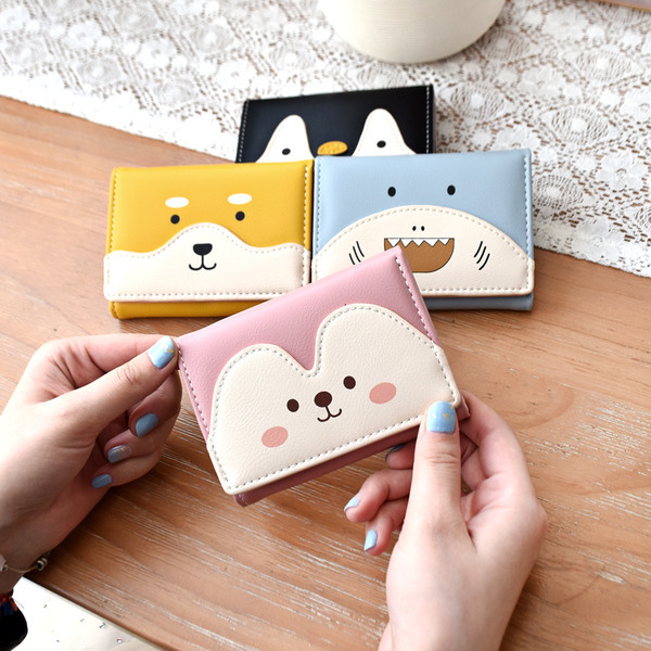 Naiste kunstnahast rahakott trükiga