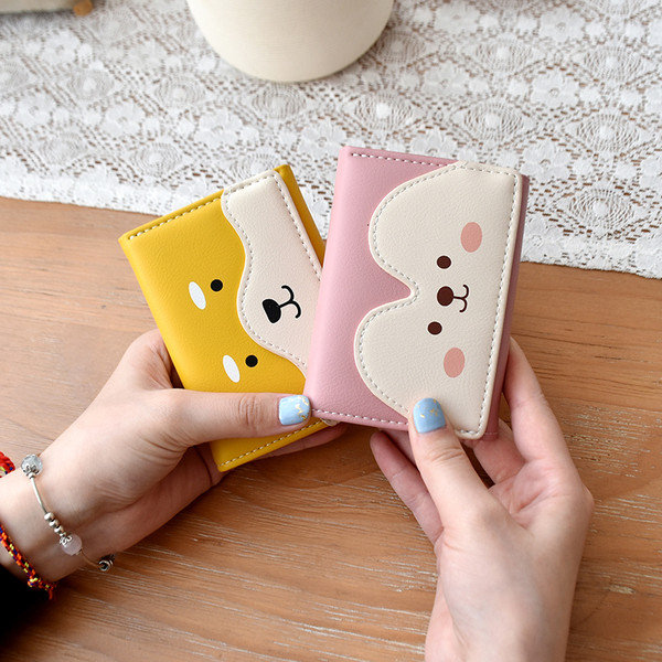 Naiste kunstnahast rahakott trükiga