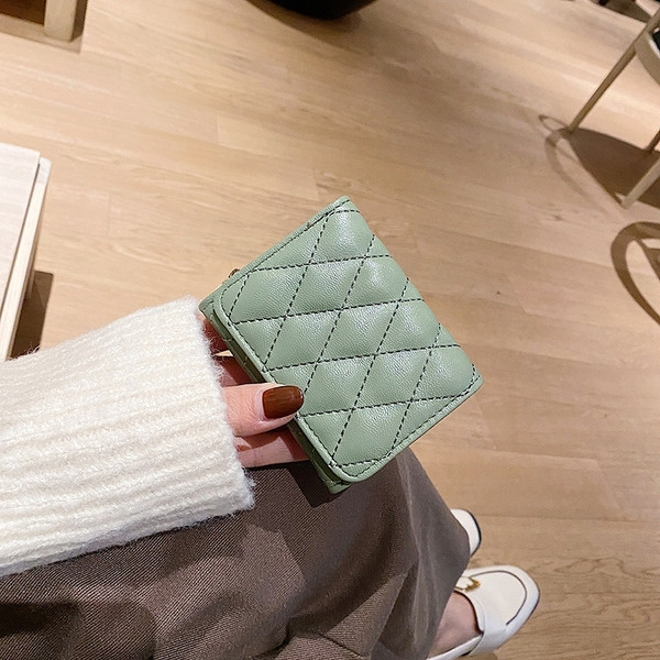 Portofel de dama modern din piele ecologica - model curat