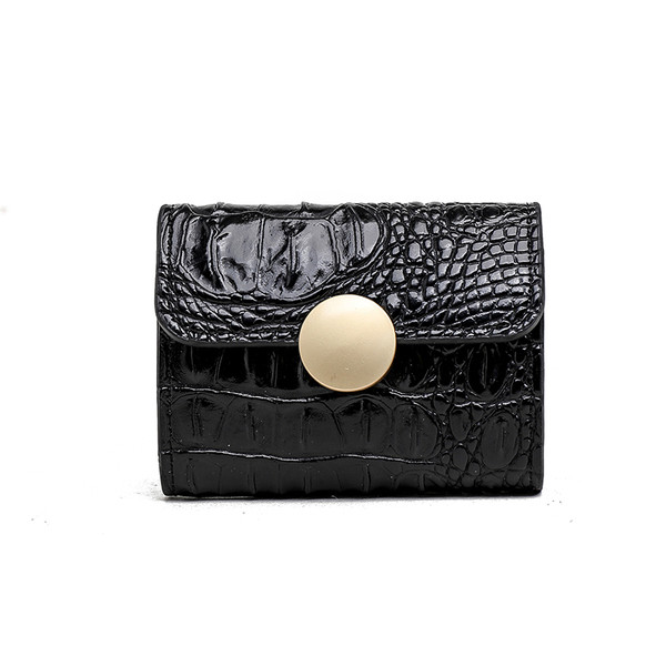 Portofel de dama cu inchidere metalica in diferite culori