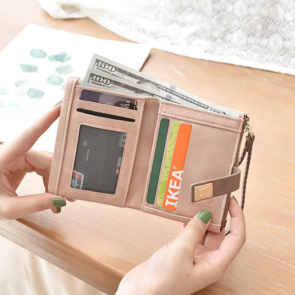 Model nou portofel mic de dama cu broderie