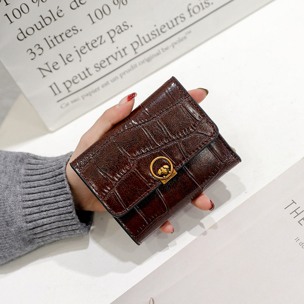 Naiste rahakott ökonahast, metallist kinnitusega ruudukujuline