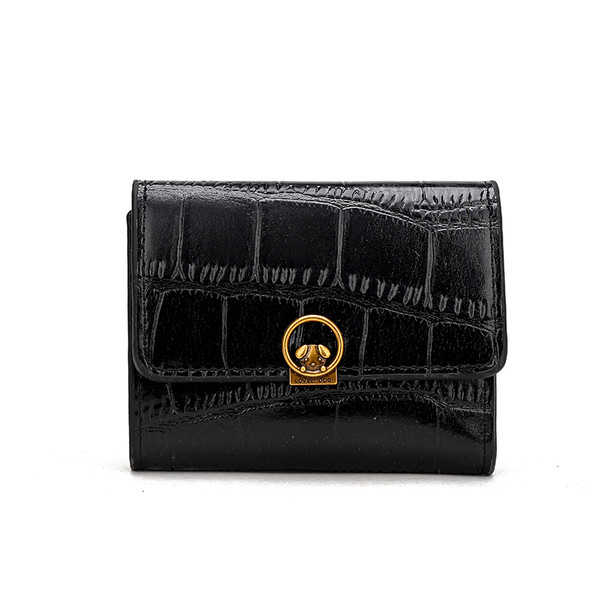 Naiste rahakott ökonahast, metallist kinnitusega ruudukujuline