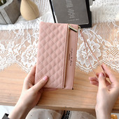 Portofel de dama cu fermoar din piele ecologica