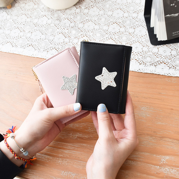 Portofel de dama din piele ecologica cu emblema