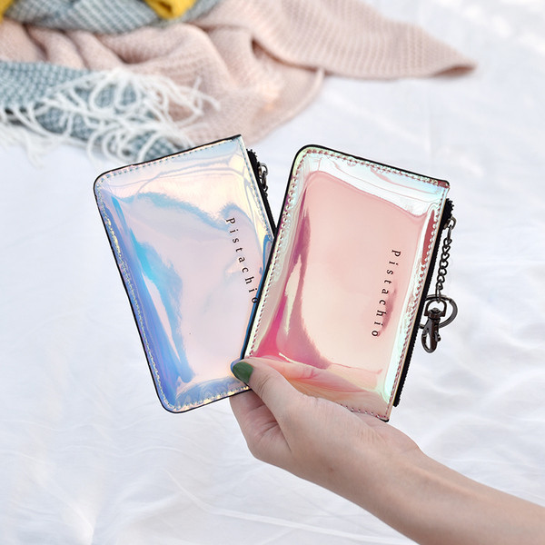 Portofel de dama color nou model cu element metalic