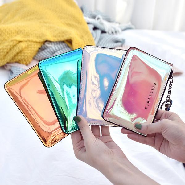 Portofel de dama color nou model cu element metalic