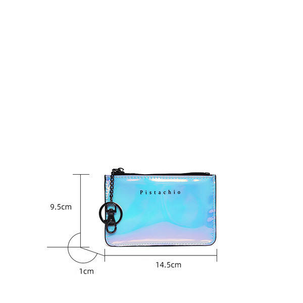 Portofel de dama color nou model cu element metalic