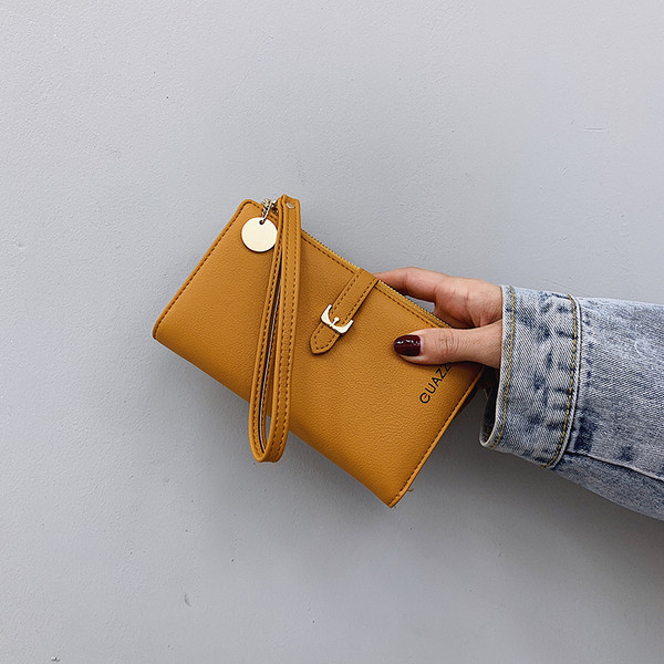 Portofel de dama modern cu catarama si fermoar