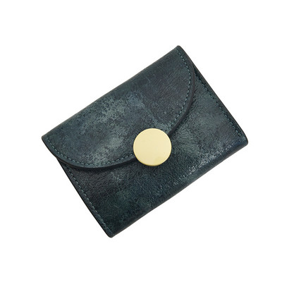 Γυναικείο έκο δερμάτινο πορτοφόλι με κούμπωμα