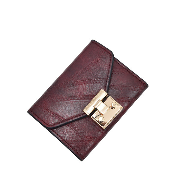 Portofel de dama modern cu catarama metalica