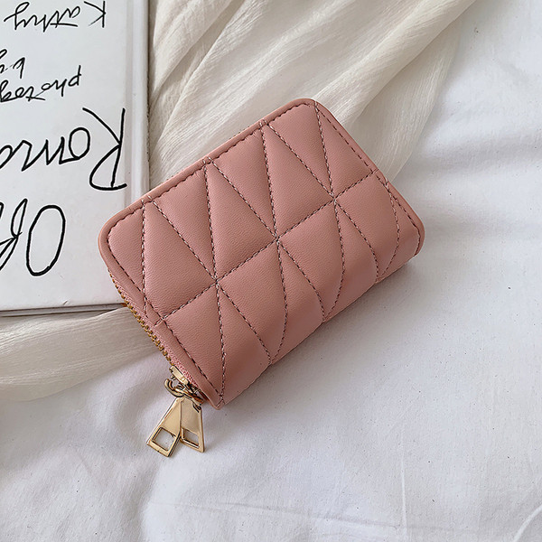 Model nou portofel de dama din piele cu fermoar