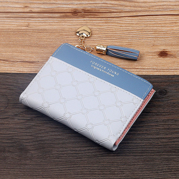 Portofel de dama cu decor inima