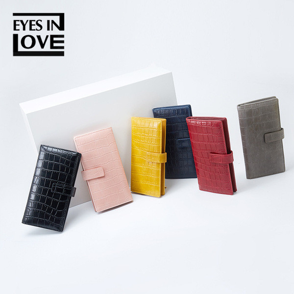 Portofel de dama monocolor cu inchidere metalica