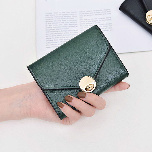 Portofel de dama din piele-stil retro