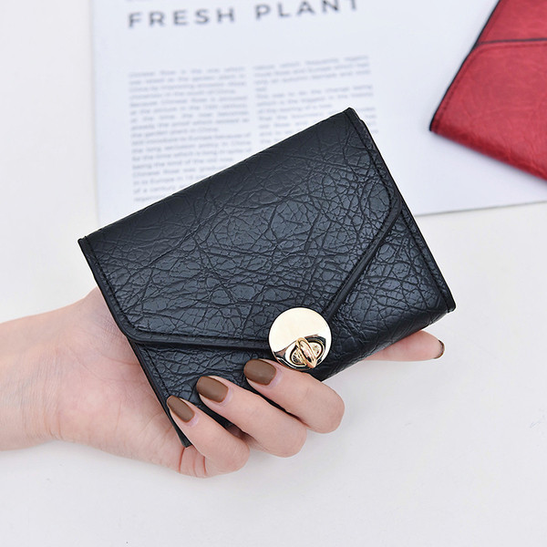 Portofel de dama din piele-stil retro