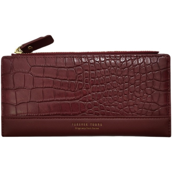 Naiste nahast rahakott kirja ja lukuga