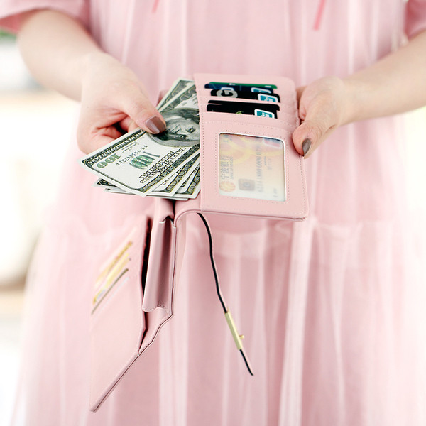 Uue mudeli kunstnahast naiste rahakott mitmes värvitoonis